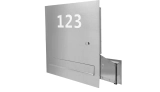 Letterboxes with bell button
