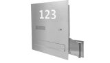 Letterboxes with analogue intercom